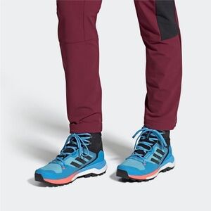 Adidas Terrex Skychaser 2 9 Mid Gore-TEX Hiking Shoe Boot Sky Rush Grey Six Blue